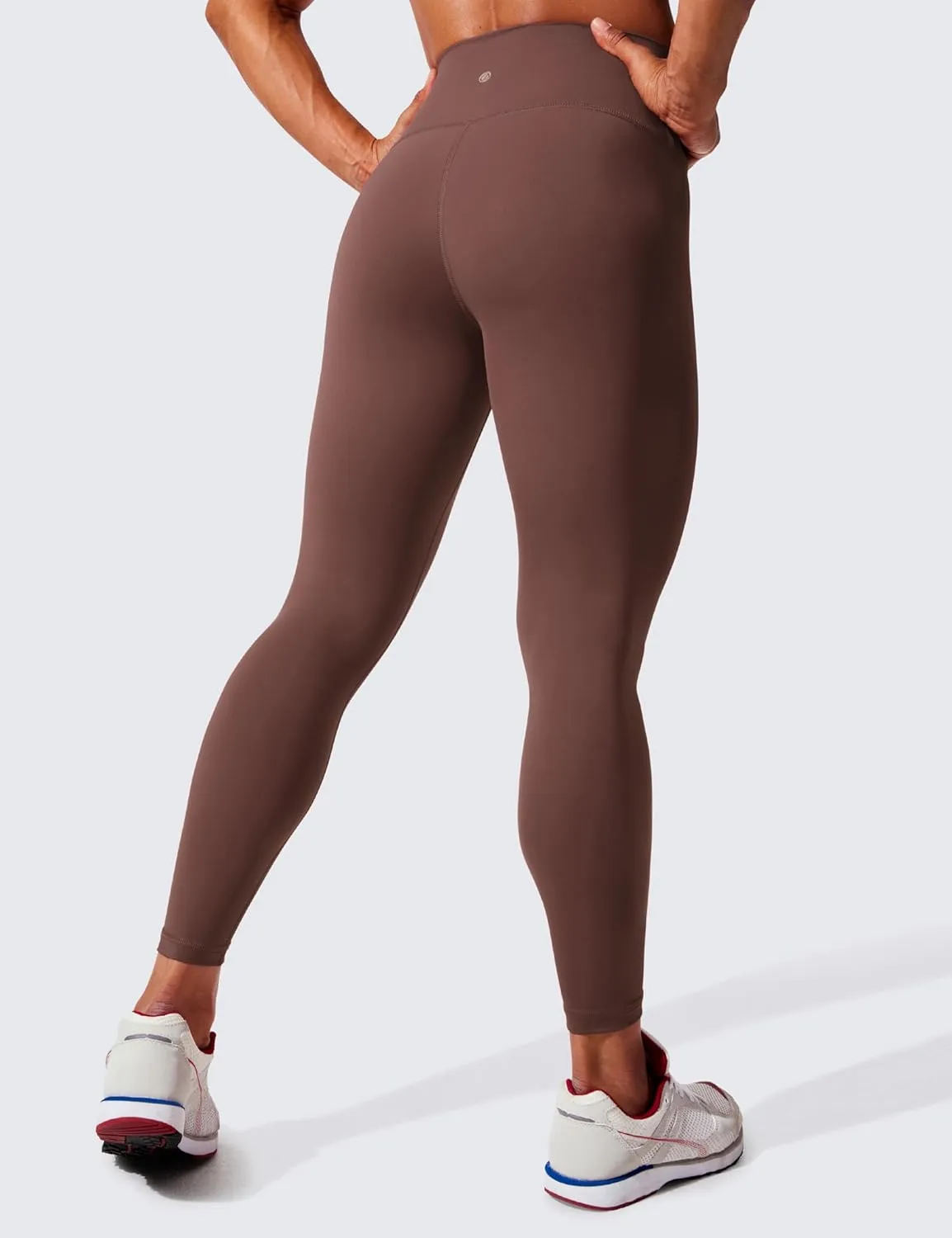 CRZ YOGA Women's Hugged Feeling Compression Leggings - Thick High Waisted Workout Leggings 25"