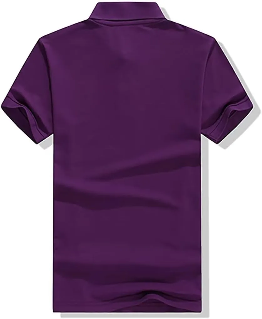 Custom Polo Shirt for Men Women, Personalize Golf Polo Shirt with Text and Logo