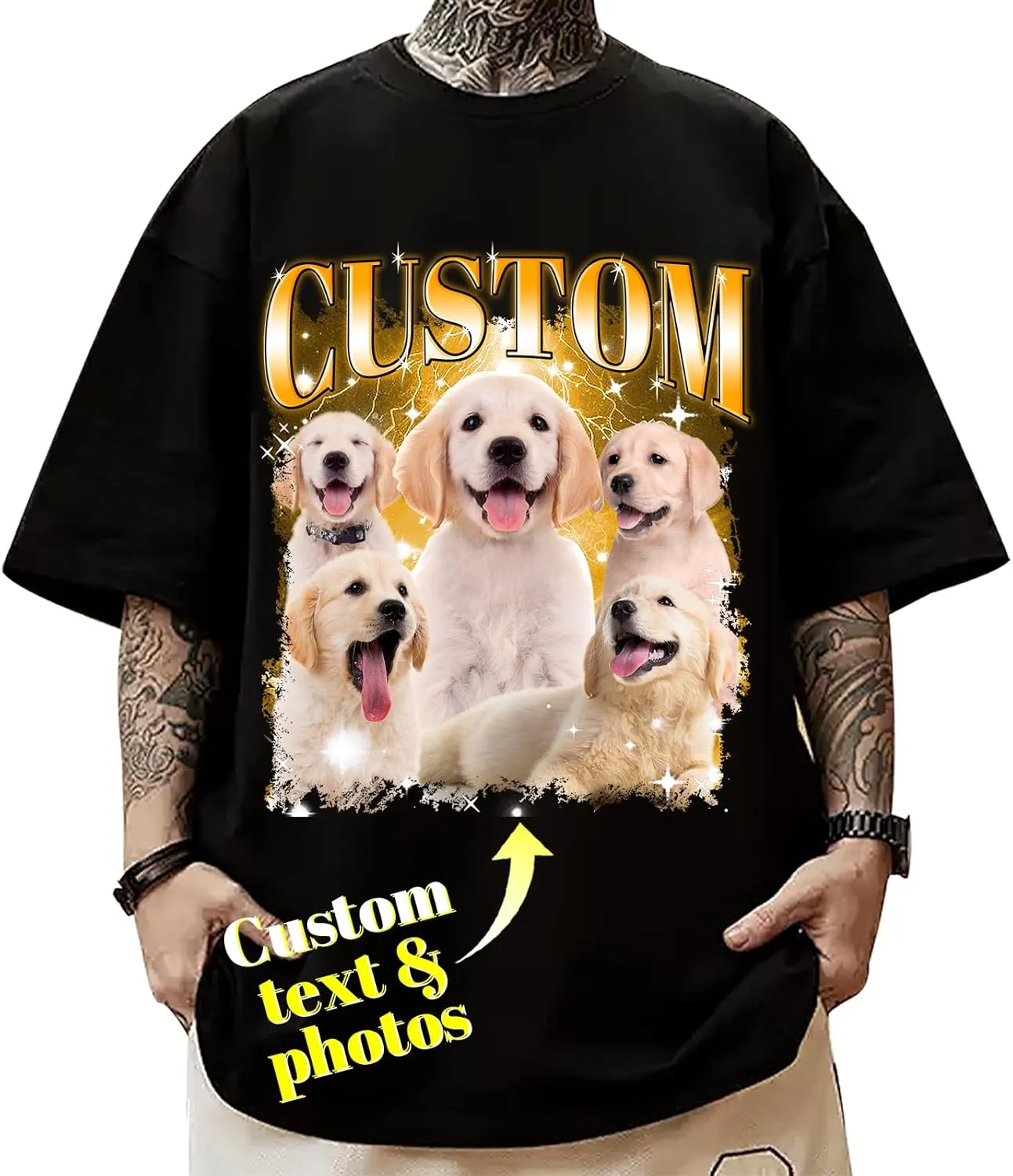 Custom Tshirts for Girlfriend Boyfriend Personalized T Shirts Custom Photo Tshirt Vintage Graphic Shirt Funny Gifts