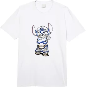 Disney Lilo & Stitch Retro Vintage 90's Graffiti Stitch Comfort Colors Adult Heavyweight T-shirt