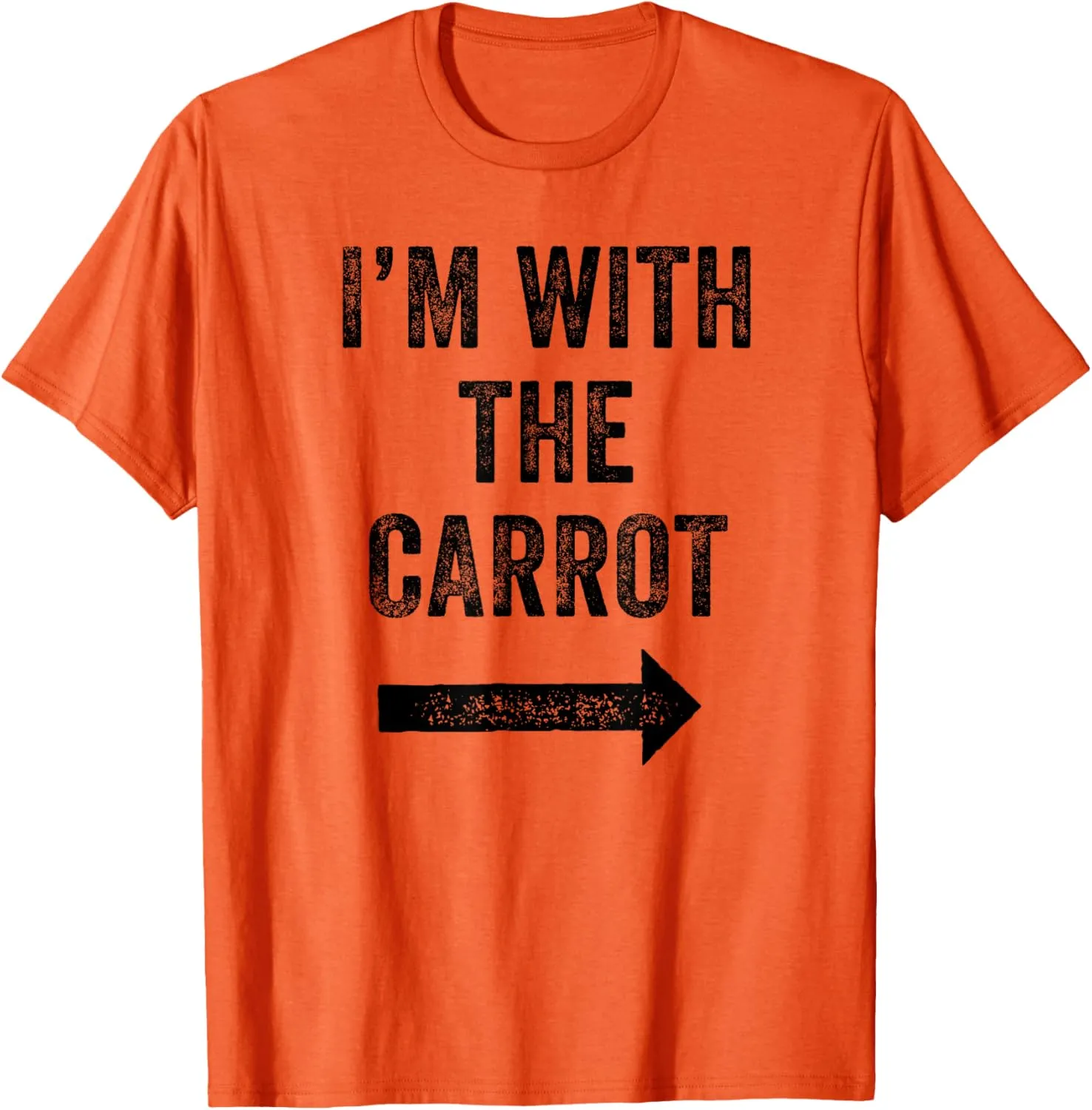 Funny I'm With the Carrot Halloween Costume Mens Womens Kids T-Shirt
