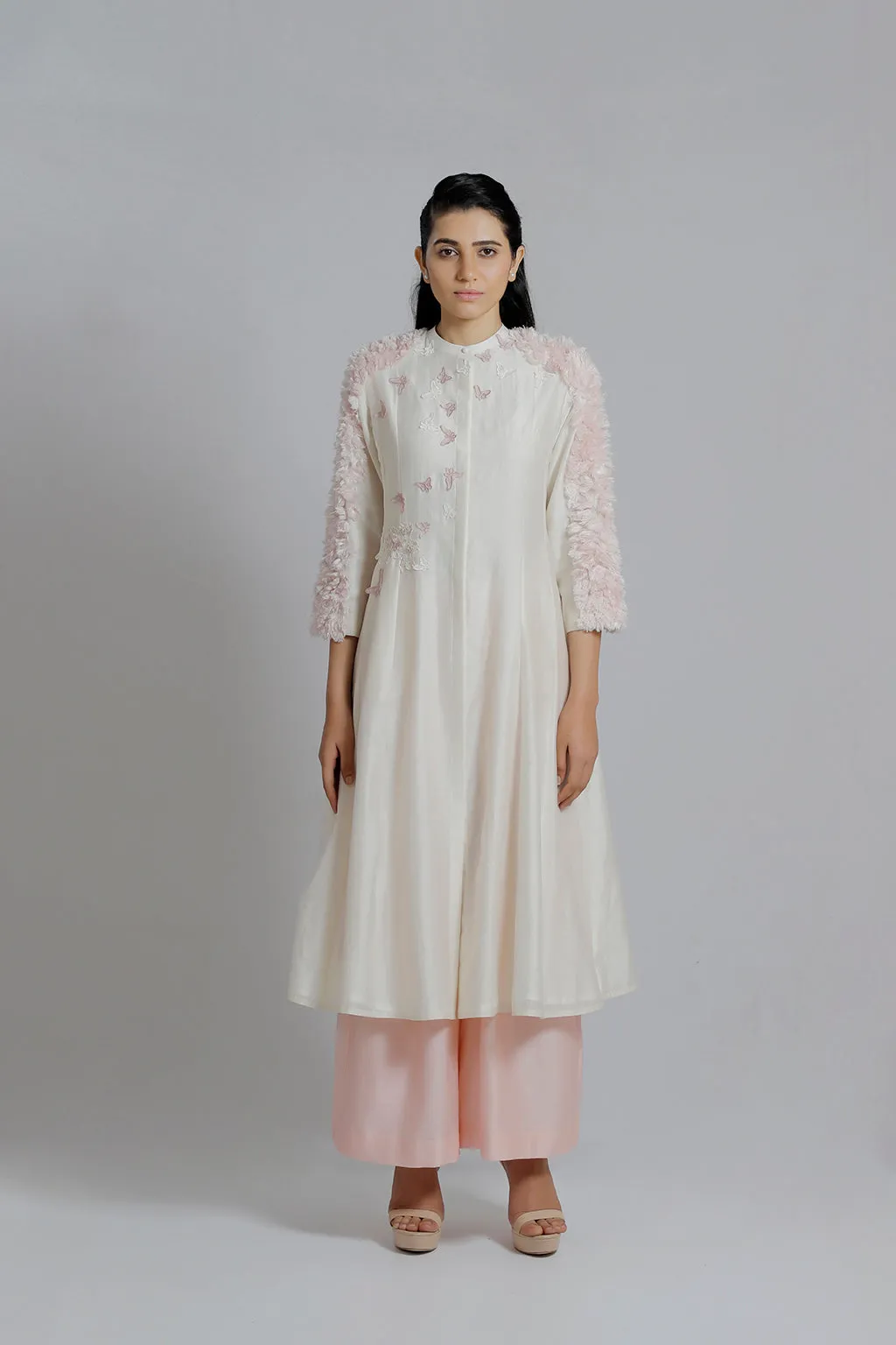 Hand Embroidered Multi Panel Dress