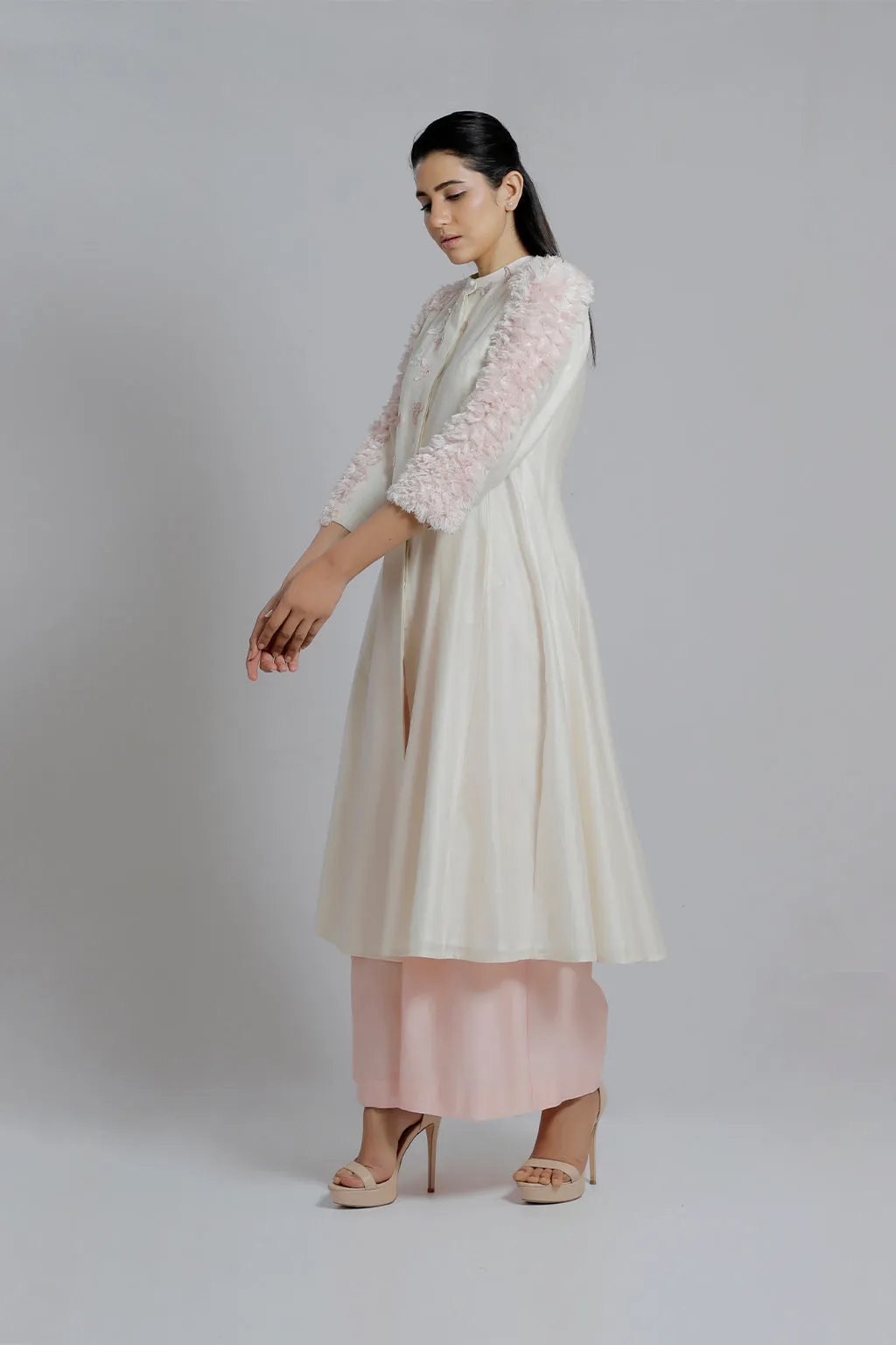 Hand Embroidered Multi Panel Dress