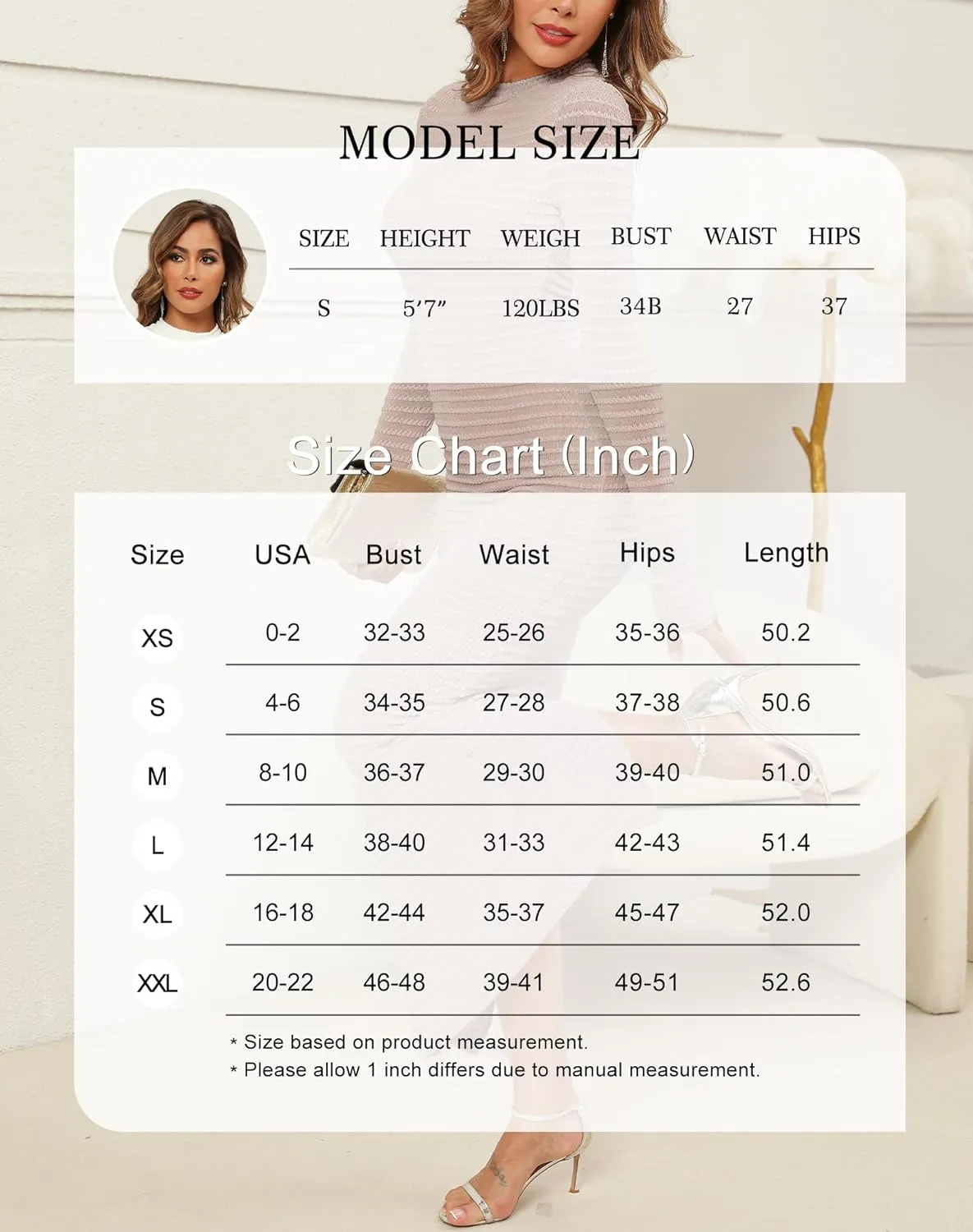 Kranda Women's 2025 Spring Sweater Dress Long Sleeve High Neck Slim Fit Casual Formal Long Bodycon Knit Winter Maxi Dress
