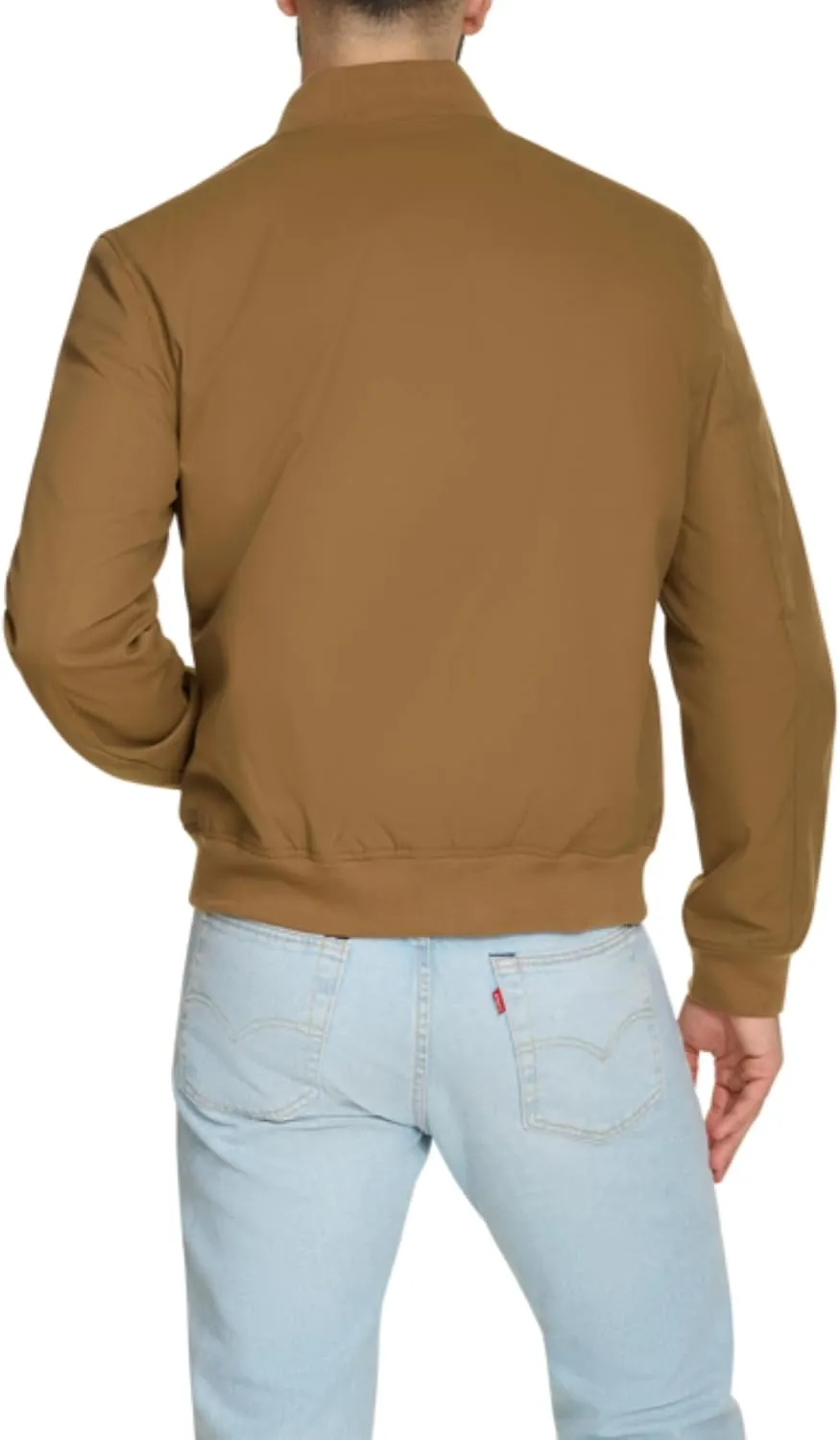 Levi's Men's Rib Knit Bomber with Chest Zip Pocket