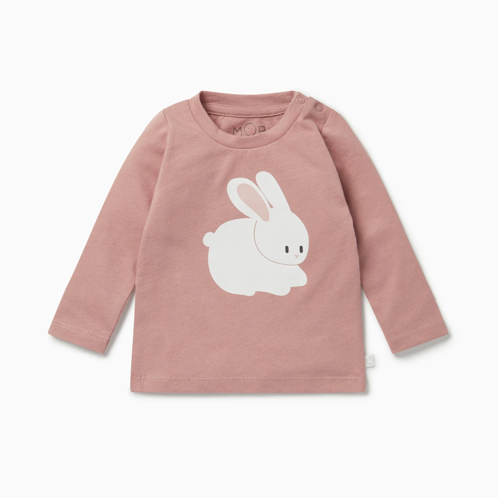 Organic Cotton Bunny T-Shirt & Ribbed Leggings Outfit