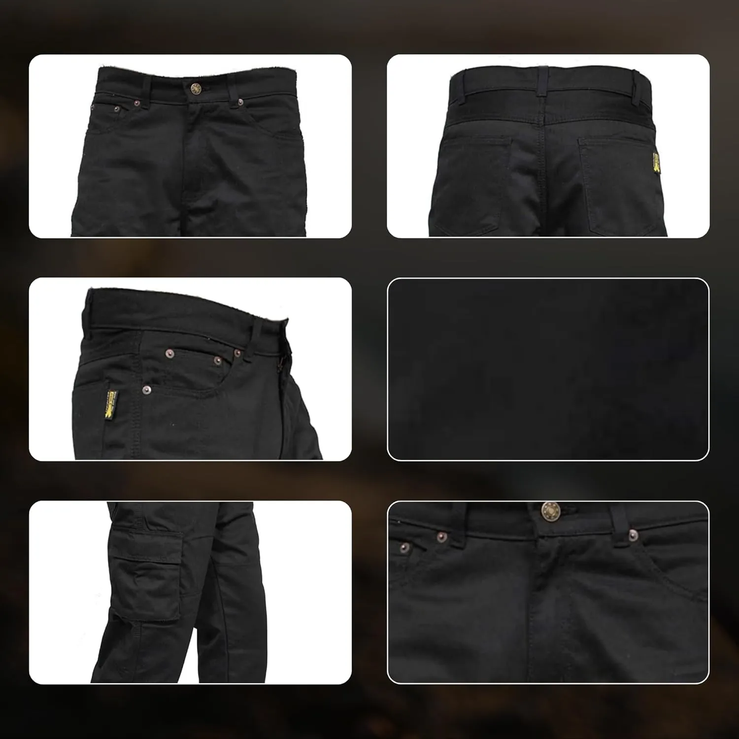 SSS Men's Work Pants-Heavy Duty Combat Cargo Work Pants-Holster Pockets Relaxed Fit Tactical Pants- Hiking Pants for Men