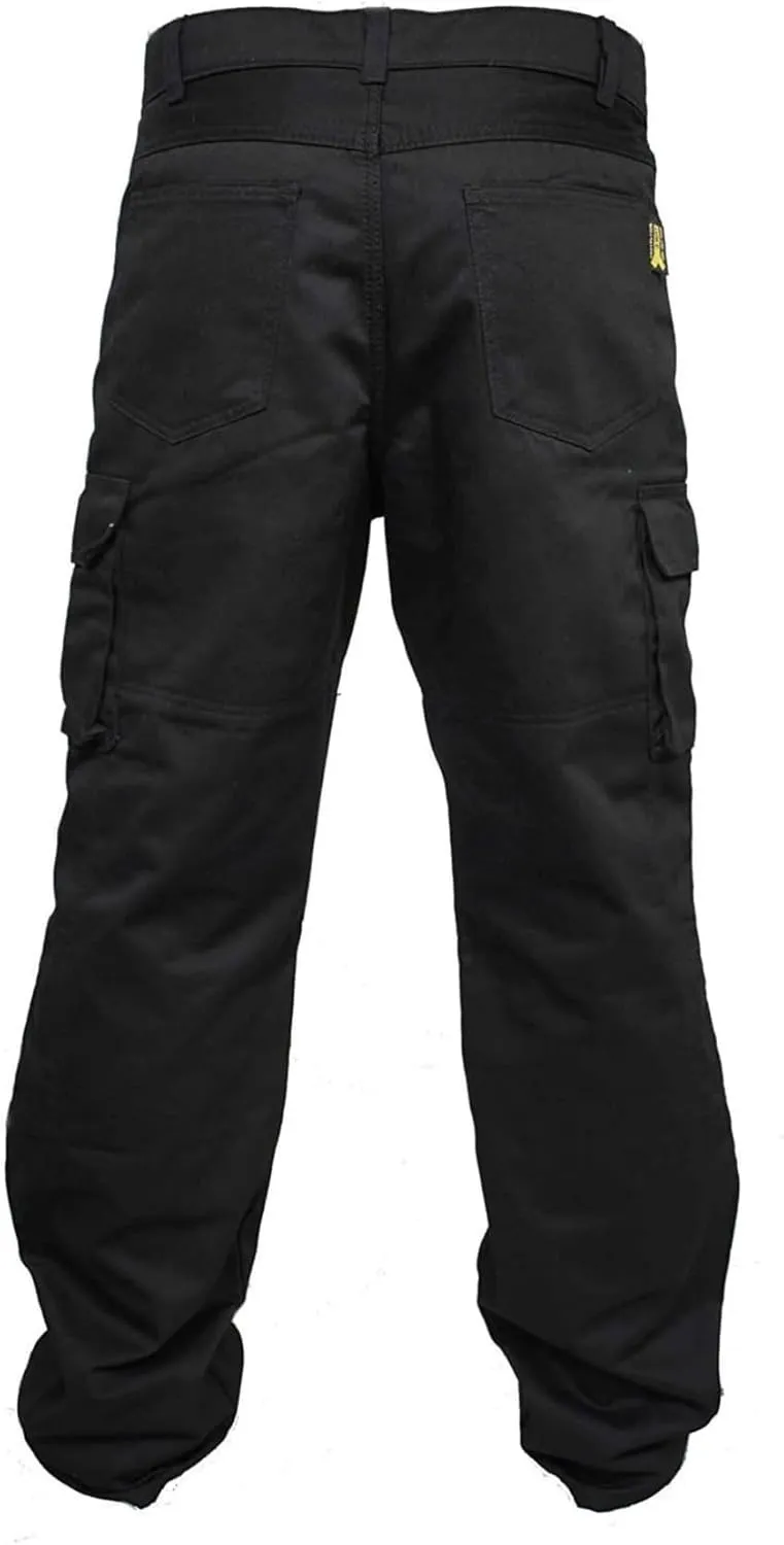 SSS Men's Work Pants-Heavy Duty Combat Cargo Work Pants-Holster Pockets Relaxed Fit Tactical Pants- Hiking Pants for Men