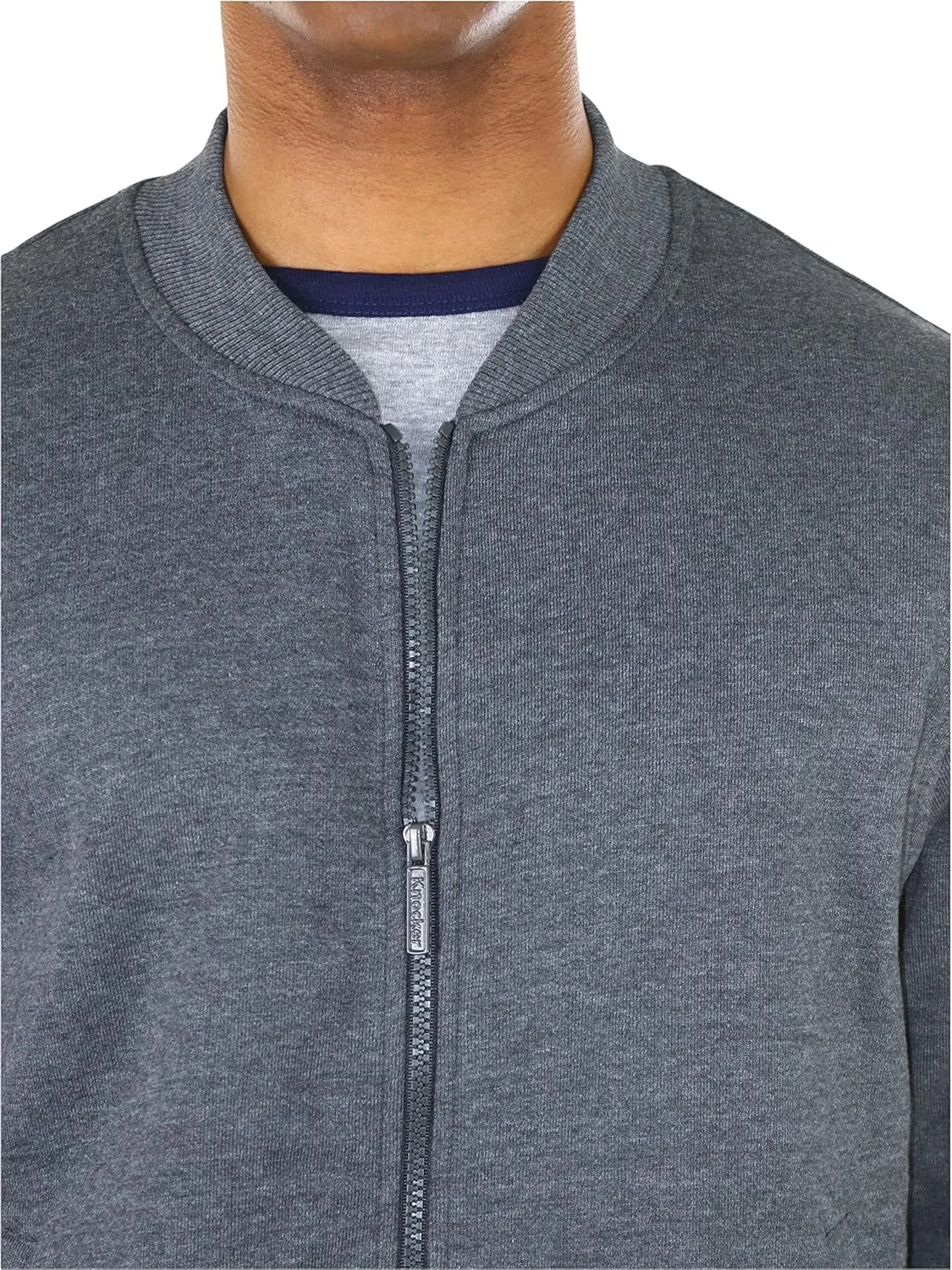 ToBeInStyle Men's Year Round Timelessly Classic Terry Bomber Jacket