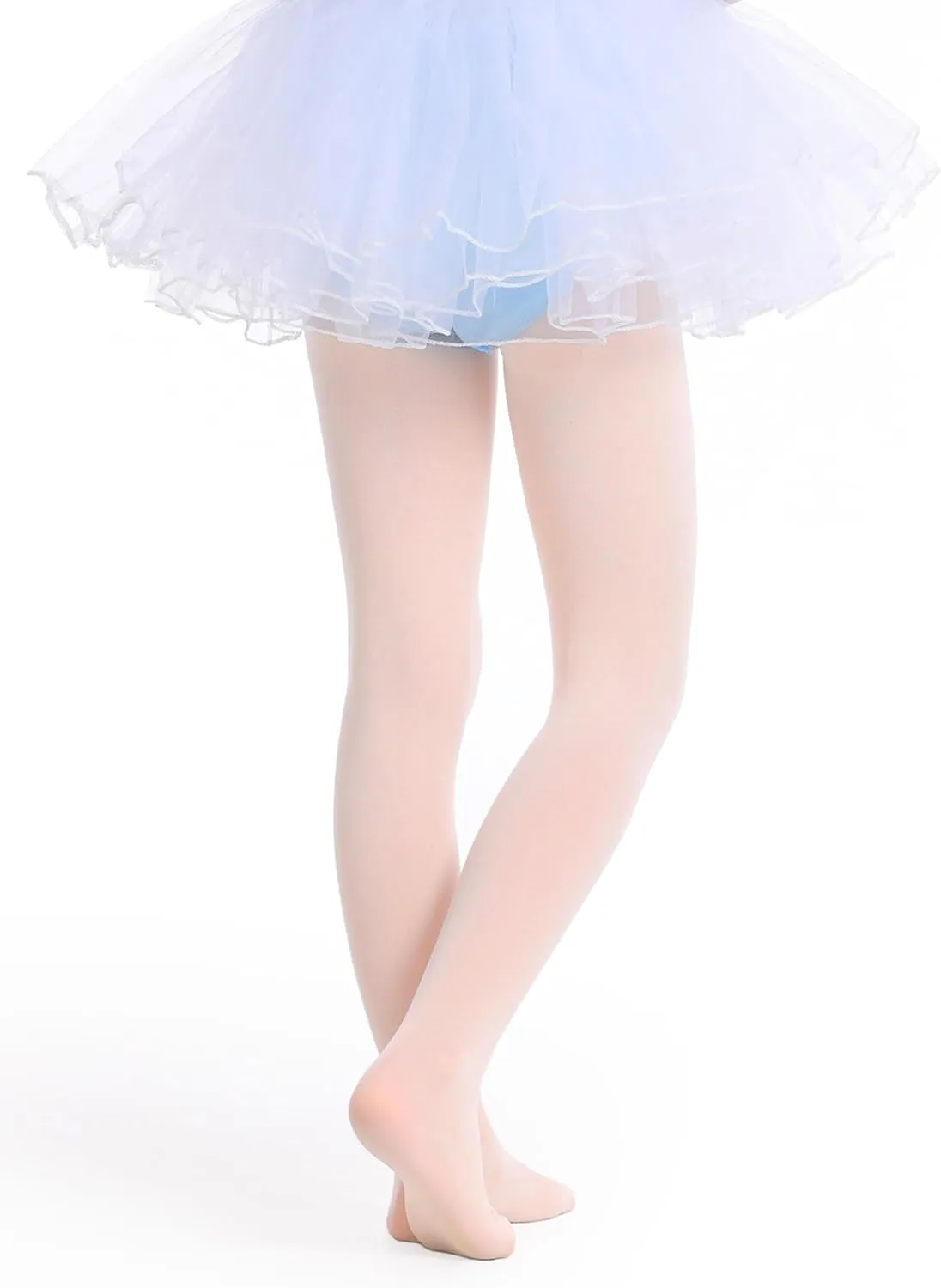Toddler Girls Tights Dance Ballet Footed Leggings Ultra Soft Stockings for Kids Students