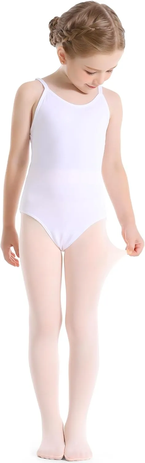 Toddler Girls Tights Dance Ballet Footed Leggings Ultra Soft Stockings for Kids Students