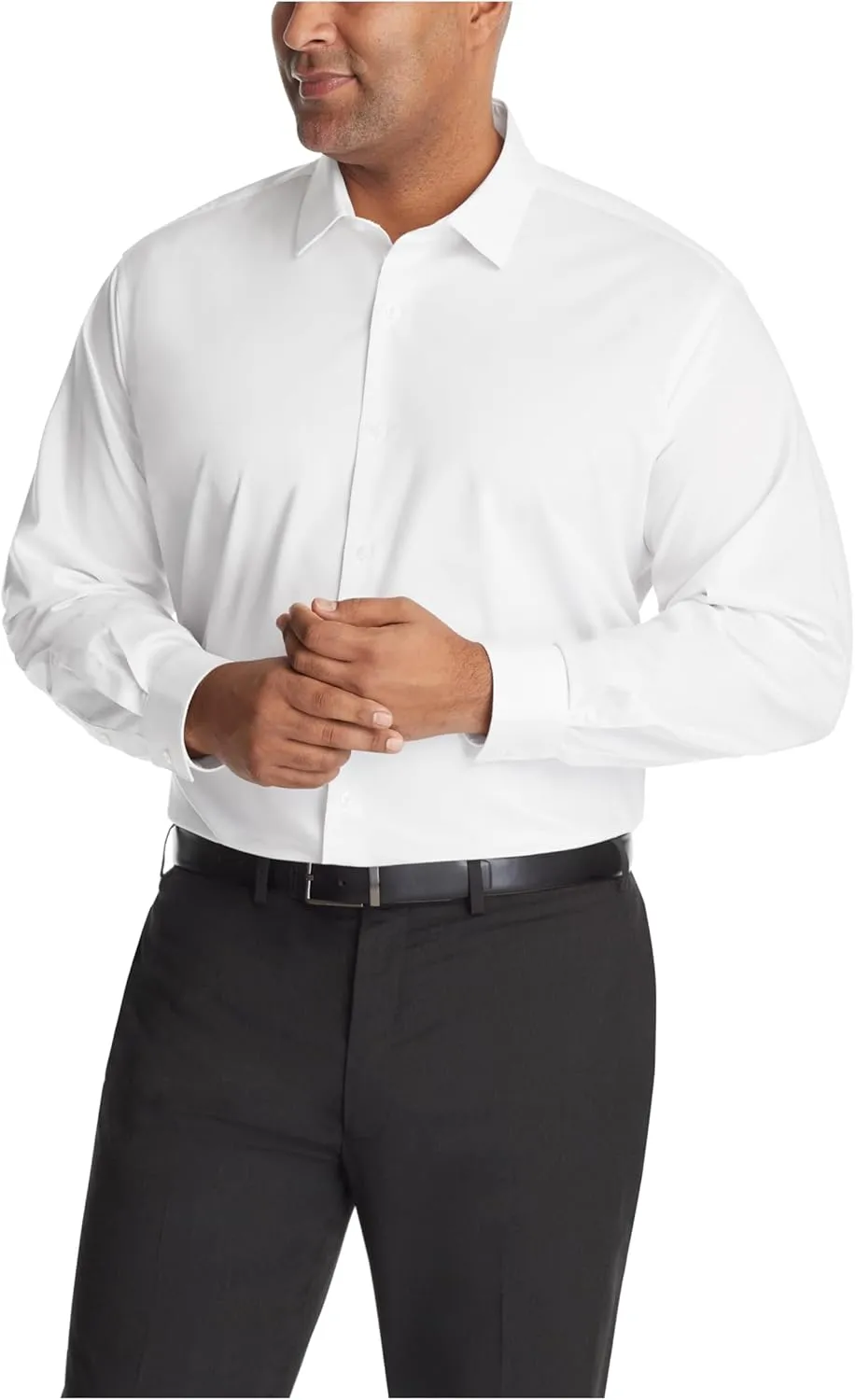Van Heusen Men's Fit Dress Shirt Comfort Performance Stretch (Big and Tall)